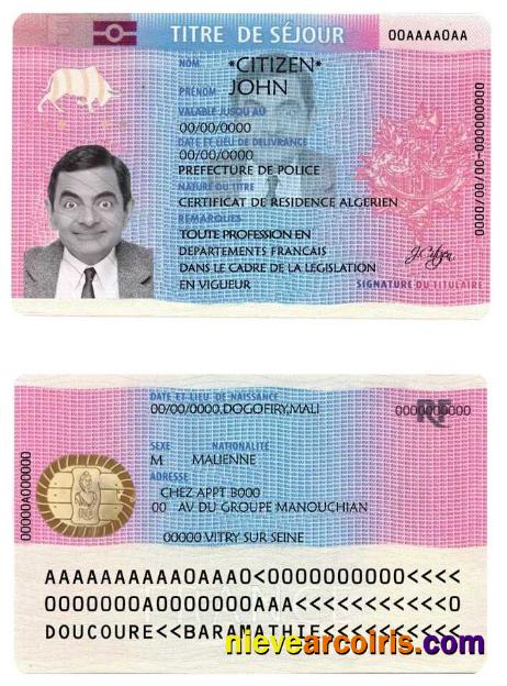 France residence permit (titre de séjour)